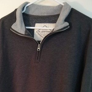 Dark Gray WARM Quarter Zip (L)